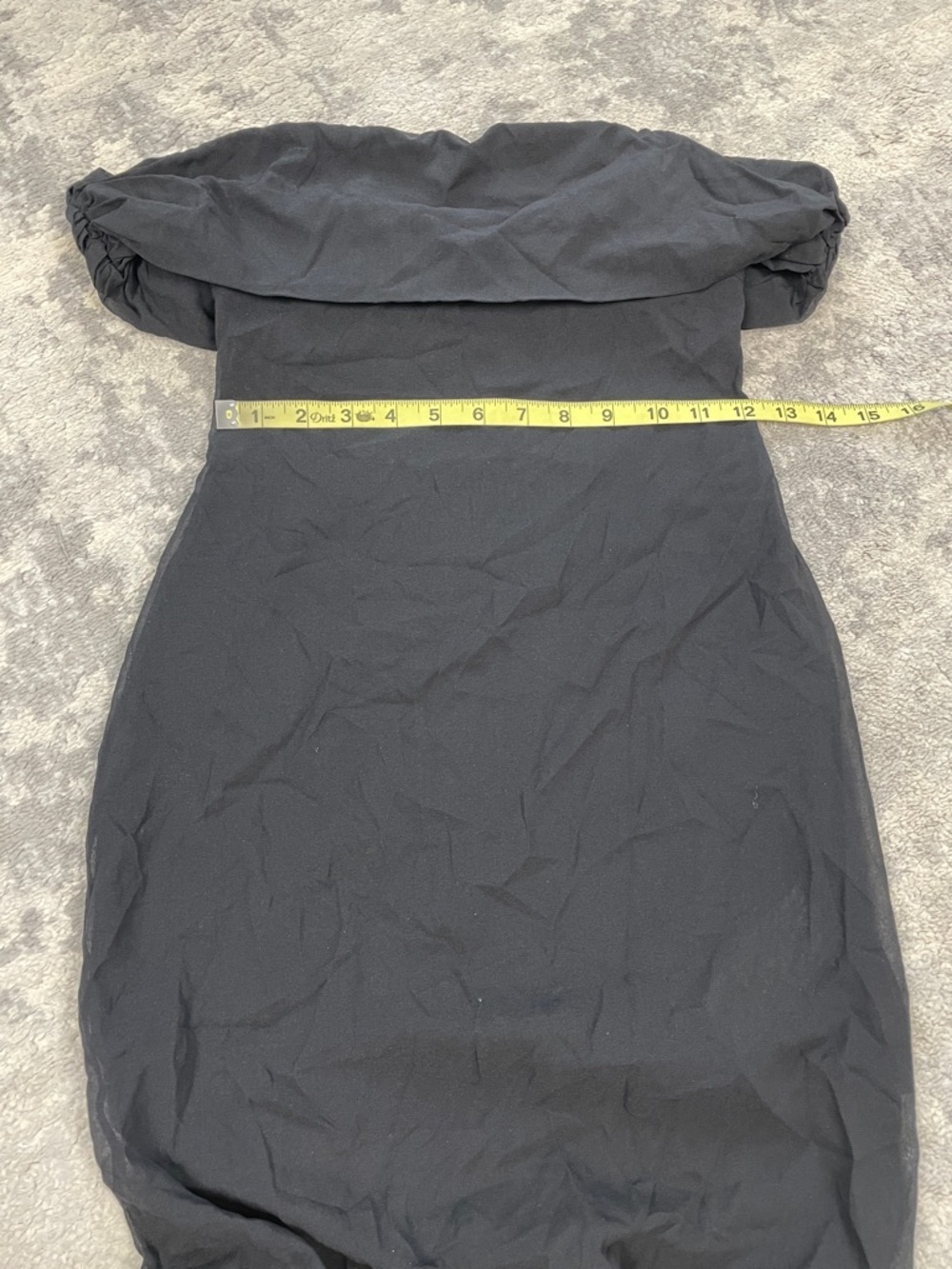 Giuseppe Di Morabito Off The Shoulder Dress with Train Black Silk Sz 36 - Picture 9 of 13